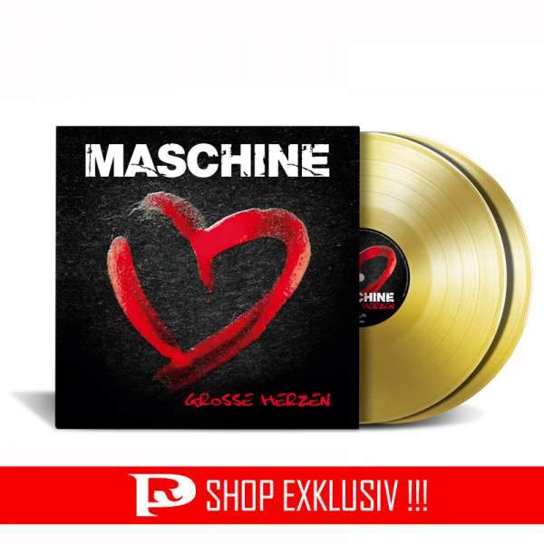 MASCHINE - Große Herzen - Ltd. GOLD 2-LP - Shop Exclusive!
