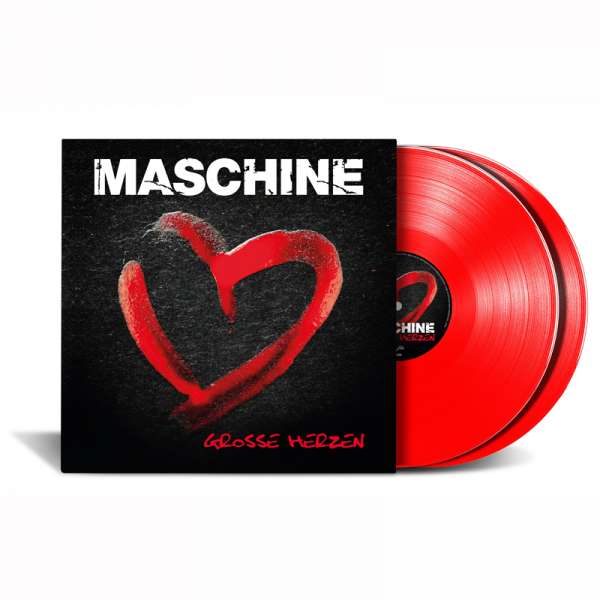 MASCHINE - Große Herzen - Ltd. RED 2-LP