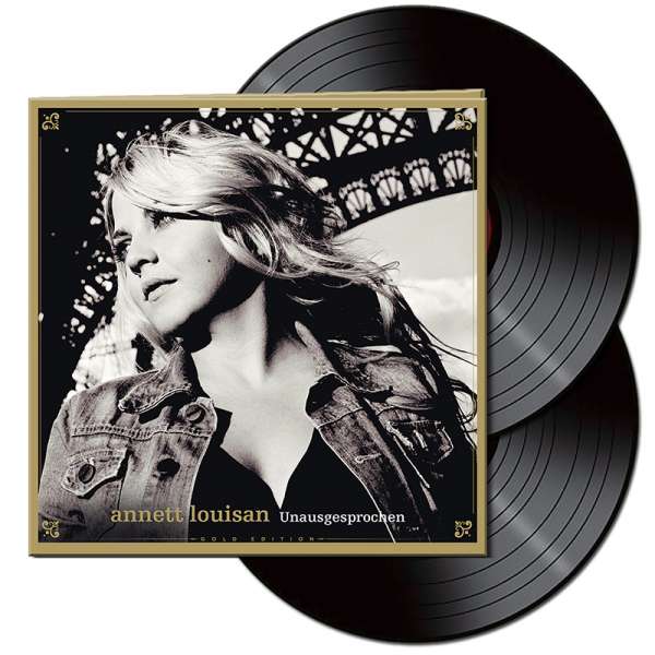 ANNETT LOUISAN - Unausgesprochen (Gold Edition inkl. Bonustracks) - Ltd. Gatefold BLACK 2LP
